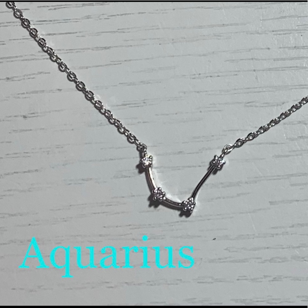 NEW Aquarius constellation necklace (Jan/Feb)